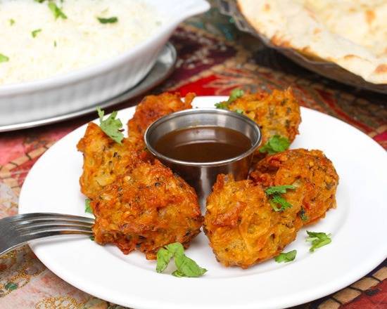 Bhaji aux oignons (6 mcx) / Onion Bhaji (6 pieces)