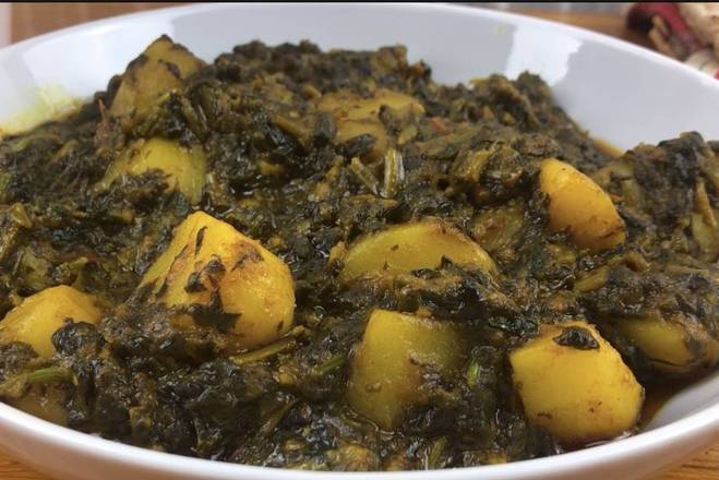 Sag aloo bhaji / Sag aloo bhaji
