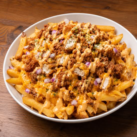 Loaded Crispy Chicken Blaze Fries