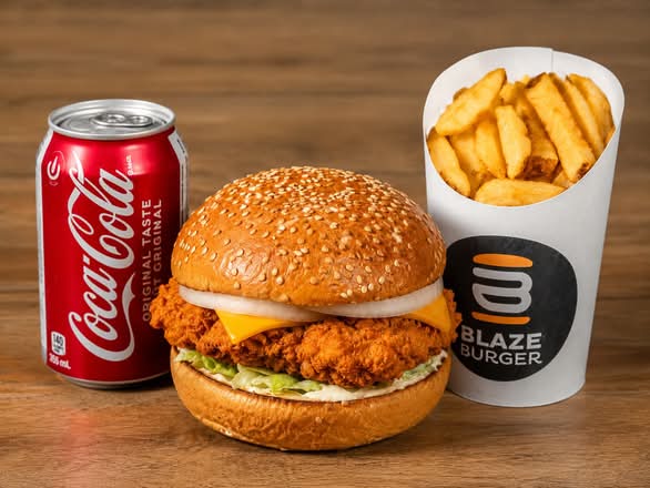 Crispy Chicken Burger Combo