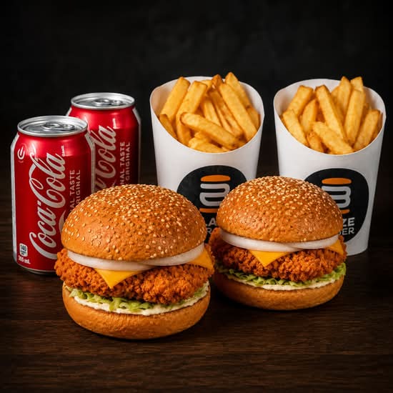 Crispy Chicken Burger Combo
