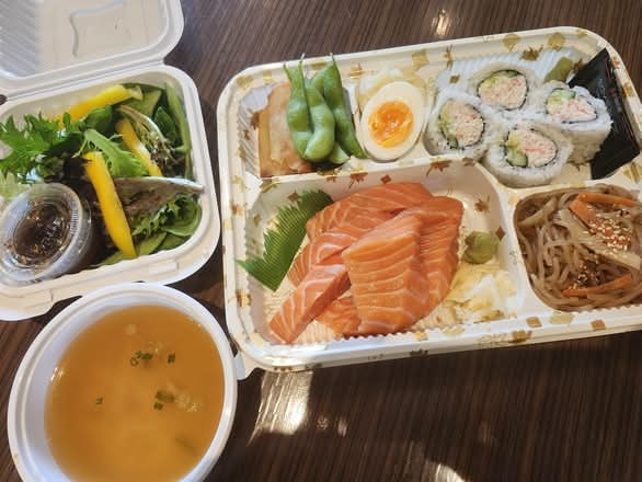 Salmon Sashimi Bento