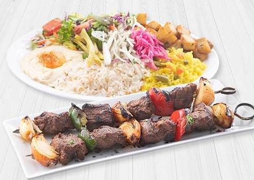 Assiette Brochettes Boeuf