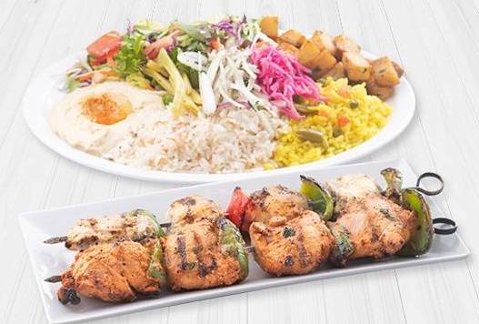 Assiette Brochettes Poulet