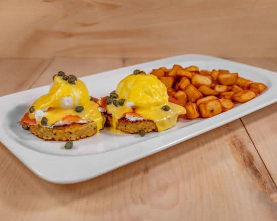 Latka Salmon Benedict