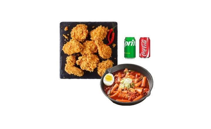 Chicken & Spicy Dduk Bokki Combo