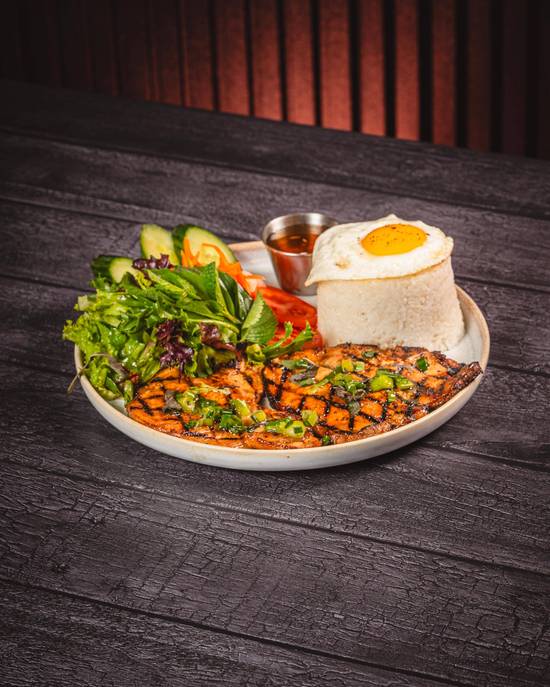 Grilled Lemongrass Pork Chop & Egg / Cơm Sườn Nướng Trứng