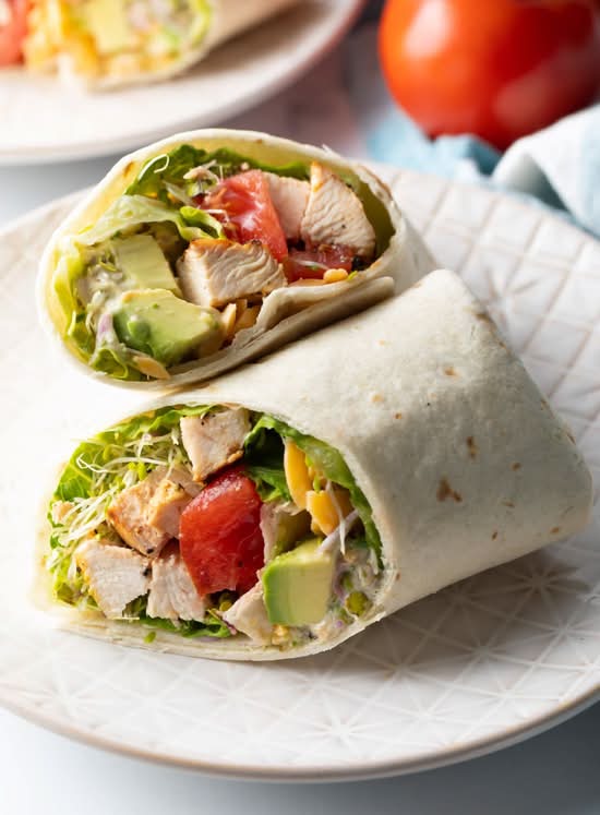 Grilled Chicken Club Wrap
