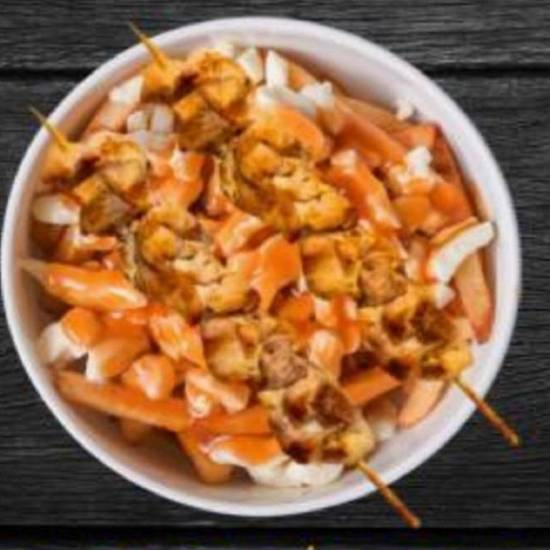 PETITE SOUVLAKI POUTINE 1 BATON