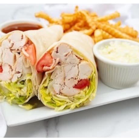 Wrap avec Poitrine de Poulet Panée / Wrap with Breaded Chicken Breast