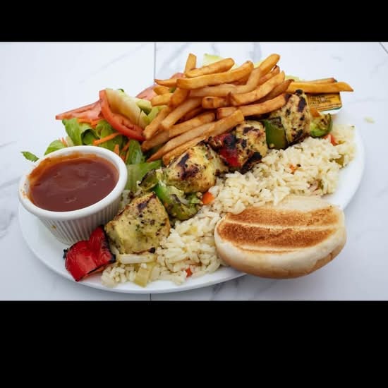 1 Souvlaki au Poulet / Chicken Souvlaki