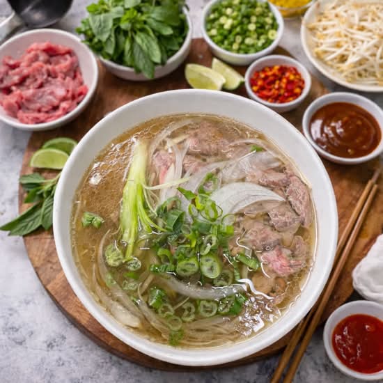 Rare Beef Pho / Phở Bò Tái