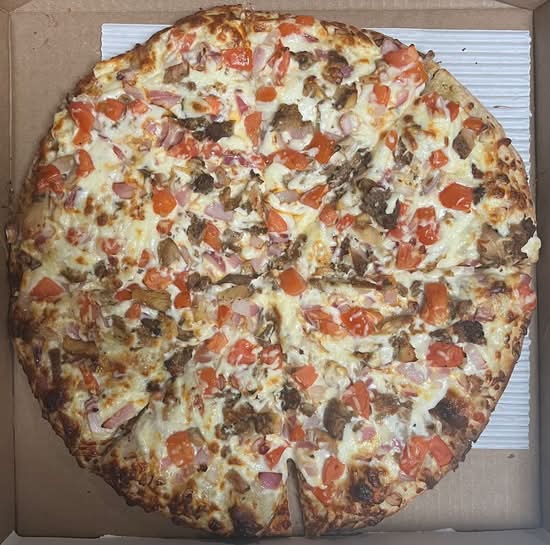 Shawarma Chicken Pizza