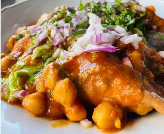 Chana Samosa (pois chiches et samosa)