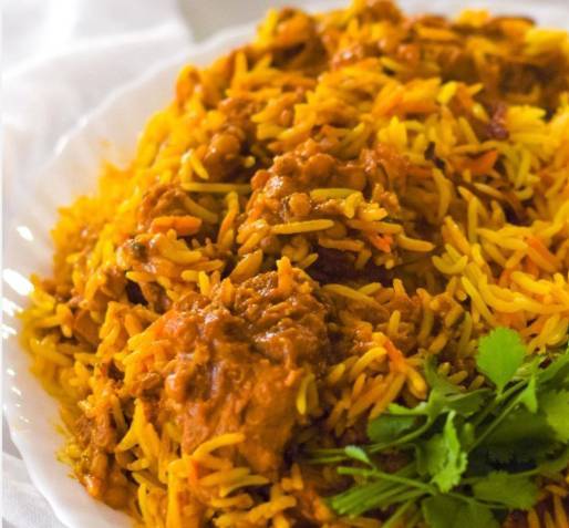 Lamb Biryani (Biryani à l'agneau)