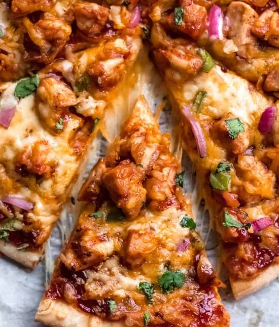 Pizza au Poulet / Chicken Pizza