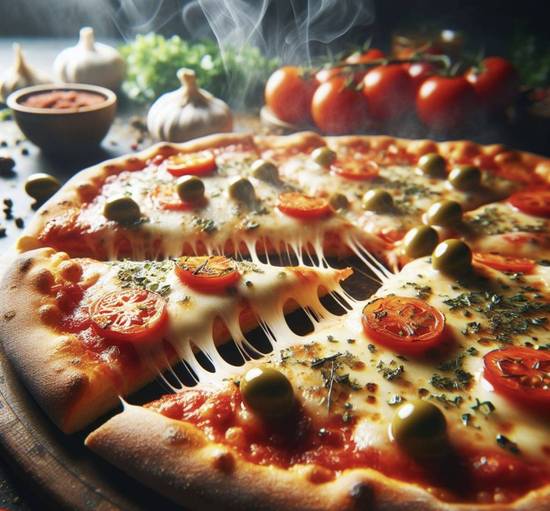 Pizza Végétarienne / Vegetarian Pizza