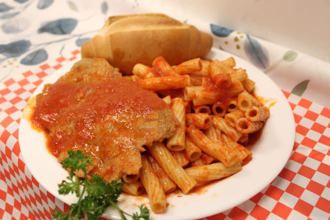 Veal with Pasta