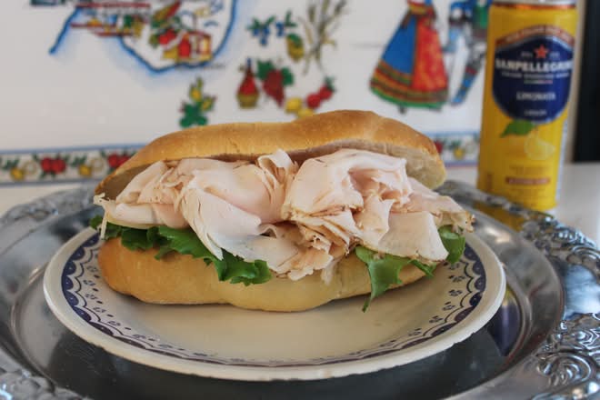 Turkey and Cheese Sandwich
