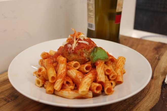 Pasta with Meatball