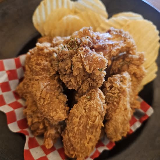[Combo] Original Fried Boneless Chicken(1LB) + French Fries + Soft Drink