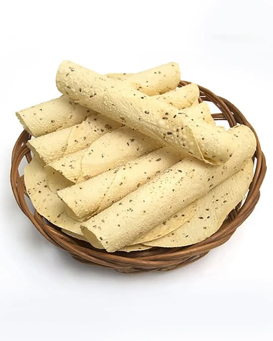 Papad (Jeera / Black pepper / Punjabi flavour)