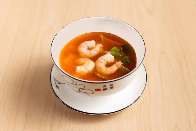 3. Soupe Tom Yum Avec Crevette (Épicée)