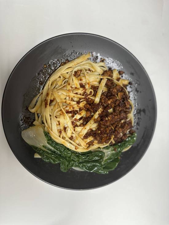 Spicy Ground Chicken (Keema) Noodles