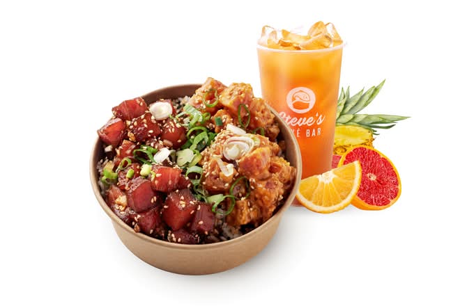 Traditional Bowl + Hawaii Fruit Tea