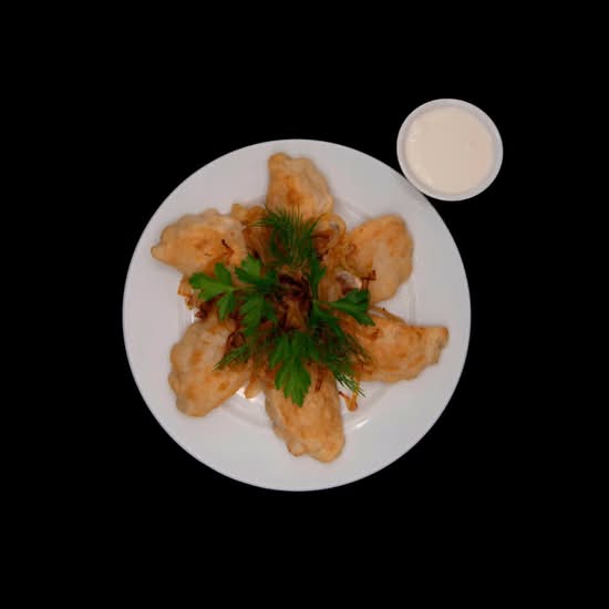 Ukrainian Handmade Perogies with Potato & Cheddar Cheese (6 Pieces)