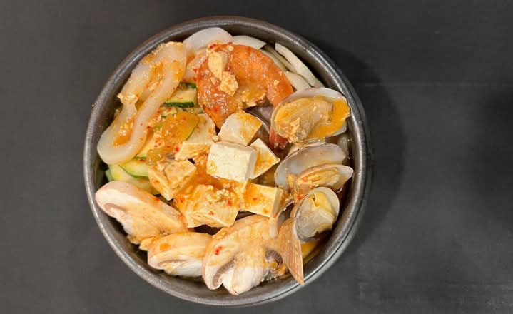 Traditional Seafood Doenjang Jjiggae