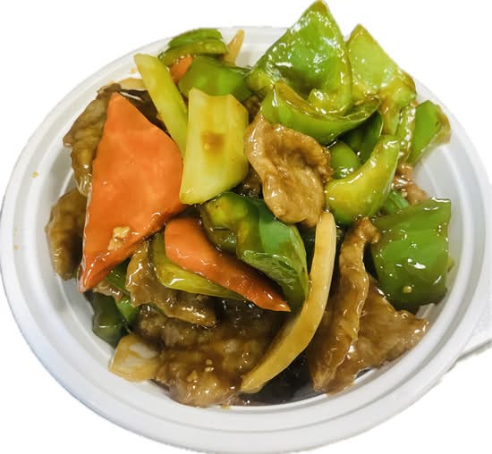 Beef with Green Peppers