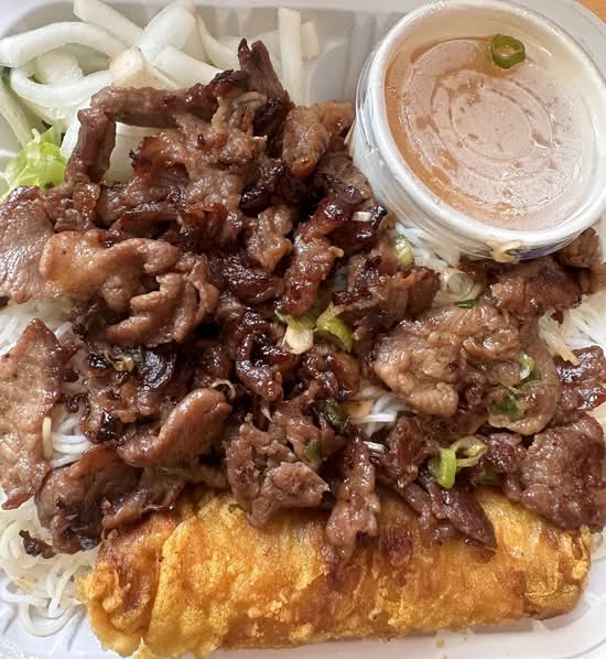 201. Spring Roll and BBQ Pork