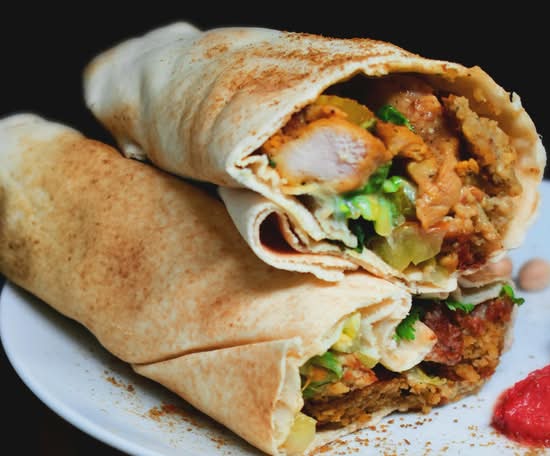 Butter Chicken Wrap