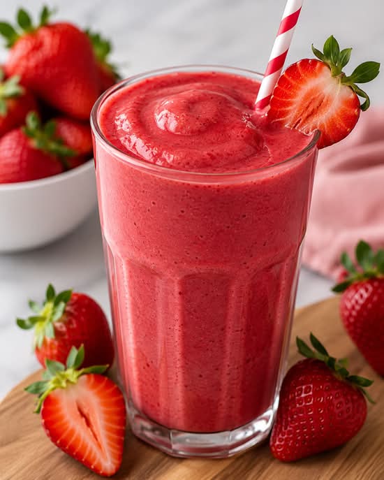 790.Strawberry Milkshake (Sinh Tố Dâu)