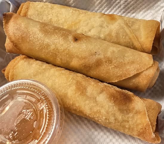 Thai Vegetables Spring Rolls (3 Pieces,Crispy)