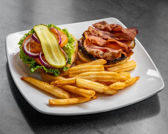 All Canadian Bacon Cheeseburger