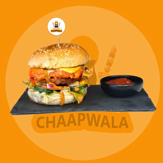 Paneer Tikka Burger