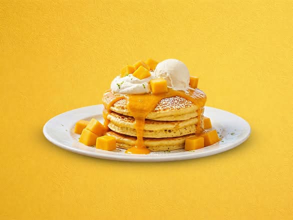 Tropical Mango Pancake Stack