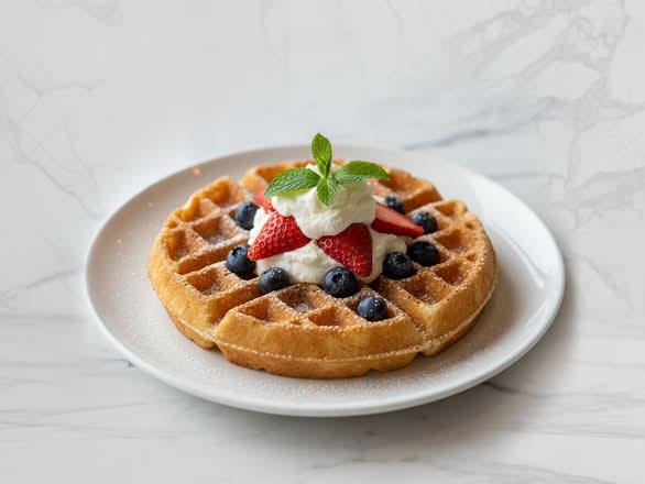 Fresh Fruit Waffle