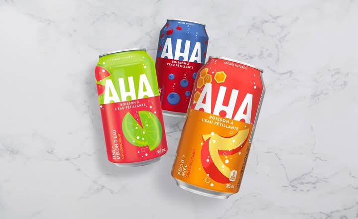 Aha Eau Gazeuse / Aha Sparkling Water (355 ml)