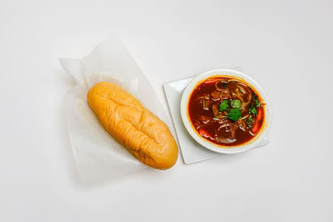 Beef Stew with Baguette