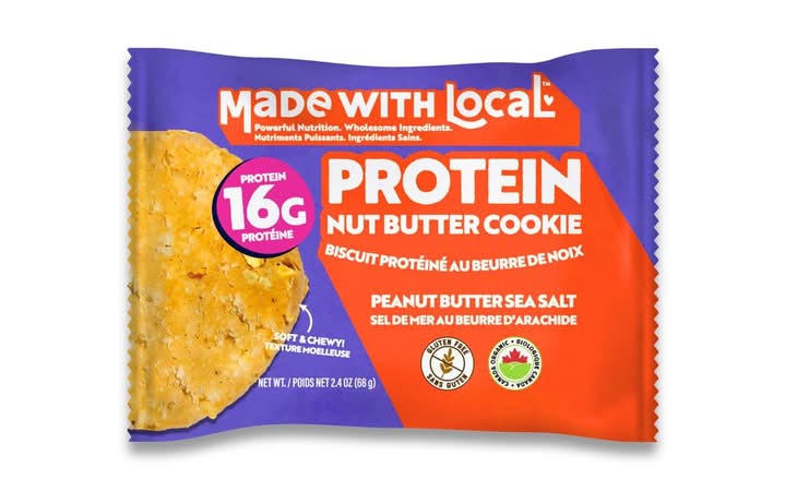 MADE WITH LOCAL Protein Cookie Peanut Butter Sea Salt
