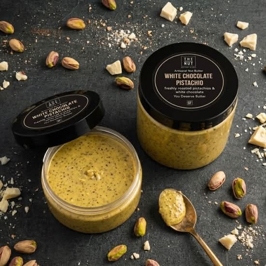 White Chocolate Pistachio Butter