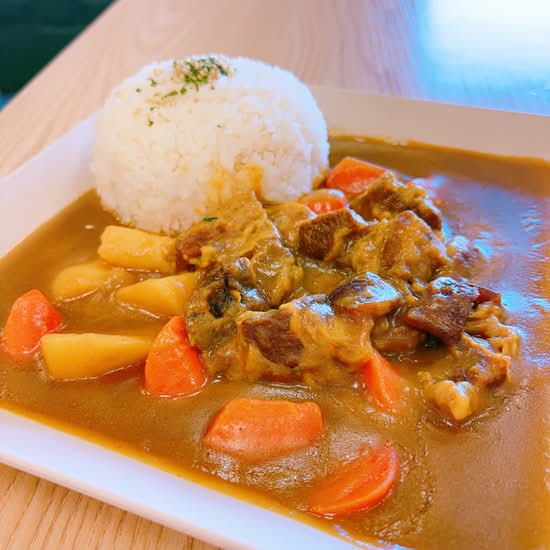 Curry Beef Brisket with Rice