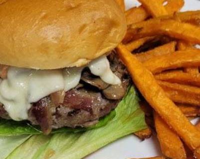 Mushroom Swiss Burger