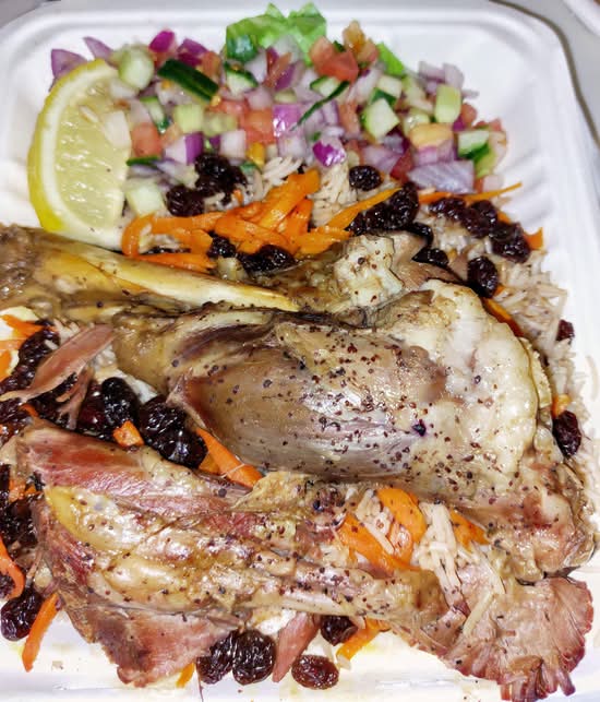 Kabuli Palow & Lamb Shank