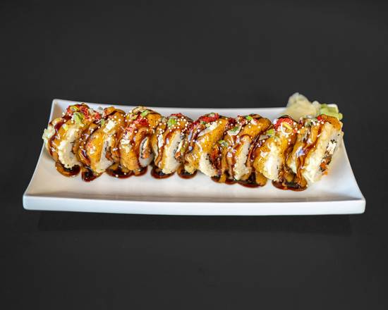 Deep-Fried Cream Cheese Salmon Roll (10pc)