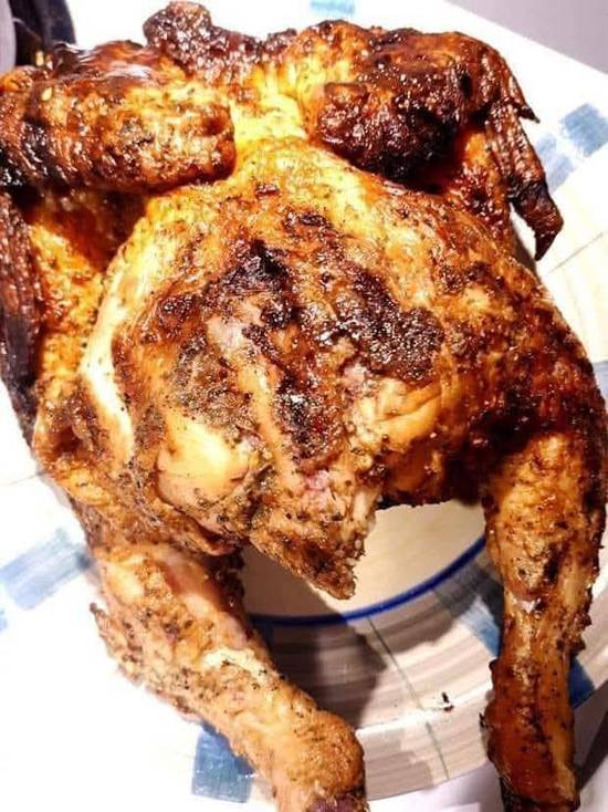 Poulet Braisé entier (28$ sur place)