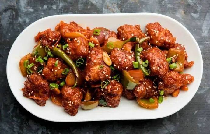 Chilli Garlic Chicken (Dry)